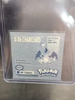 CHARIZARD STICKER #06 POKEMON 1 SERIES 1999 ARTBOX - Image 3