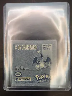 CHARIZARD STICKER #06 POKEMON 1 SERIES 1999 ARTBOX - Image 4