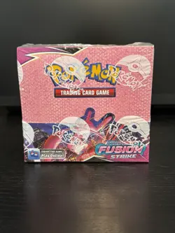 Pokemon Sword & Shield Fusion Strike Booster Box SEALED With Plastic Case - Image 1