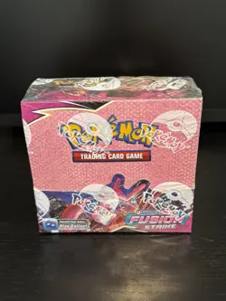 Pokemon Sword & Shield Fusion Strike Booster Box SEALED With Plastic Case - Image 2