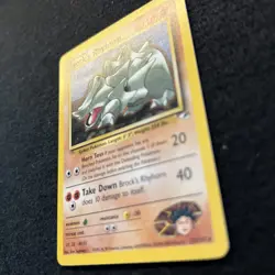 Pokemon BROCK'S RHYHORN 22/132 (Rare) Gym Heroes - NM/Near Mint - Image 2