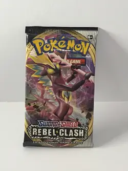 Pokemon TCG: Sword & Shield Rebel Clash Booster Pack CCG Art1 New! - Image 1