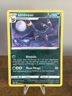 Umbreon 9/15 Pokemon 2025 McDonald's Dragon Discovery Happy Meal M24EN- NEW - Image 1