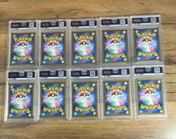 PSA 10 SEQUENTIAL Yu Nagaba Eevees Promo Set Of 10 W/ Pikachu Yu Nagaba Pokemon - Image 4