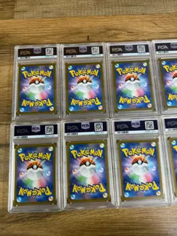 PSA 10 SEQUENTIAL Yu Nagaba Eevees Promo Set Of 10 W/ Pikachu Yu Nagaba Pokemon - Image 5