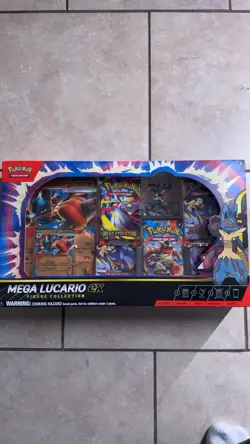 Pokemon TCG Mega Lucario ex Premium Figure Collection Box Factory SEALED NEW - Image 1
