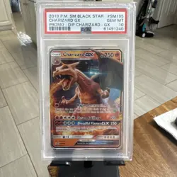 PSA 10 Charizard GX Detective Pikachu Holo 2019 Black Star Promo SM195 Pokemon - Image 1