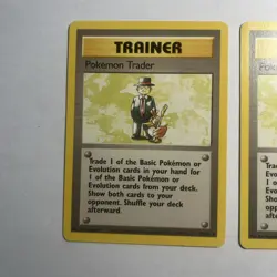Pokemon TCG 2x - Pokemon Trader Base Set 77/102 Regular Rare - Both LP - Image 3