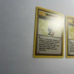 Pokemon TCG 2x - Pokemon Trader Base Set 77/102 Regular Rare - Both LP - Image 5