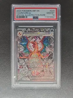 Pokemon SV Obsidian Flames Charizard EX 223/197 Gem Mint PSA 10 - Image 3