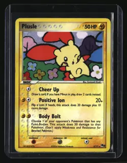 Pokemon PLUSLE 5/17 (Holo Rare) POP Series 3 - MP/Mod Play - Image 1