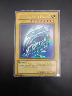 Yugioh! Blue-Eyes White Dragon - SDK-001 - Ultra Rare - Unlimited, light Play - Image 3
