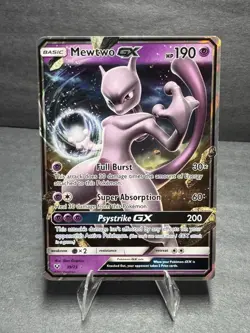 Pokemon TCG Mewtwo GX 39/73 Shining Legends Holo Ultra Rare Card 2017 - Image 1
