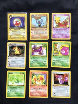 Pokemon Cards: 1st Edition Team Rocket 12 Card Non-Holo Lot - Image 1