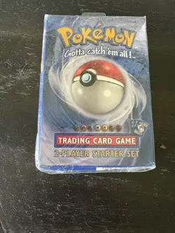 Pokemon Trading Card Game 2-Player Card Game Starter Set 1999 Factory Sealed - Image 1