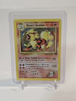 Blaine’s Arcanine Gym Challenge (Unlimited) Pokemon Card 1/132 - Image 1