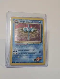 Misty's Tentacruel Gym Heroes 10/132 Holo Pokemon Card LP - Image 2