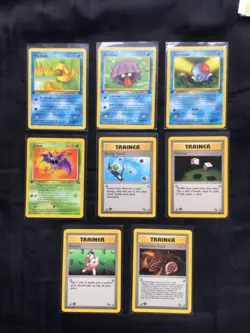 Pokemon Cards: 1st Edition Fossil 17 Card Non-Holo Lot - Image 3