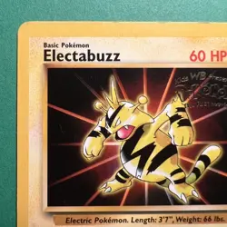 Electabuzz Promo 2 WB First Movie Gold Stamp Black Star Rare Pokemon Card - Image 2