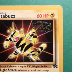 Electabuzz Promo 2 WB First Movie Gold Stamp Black Star Rare Pokemon Card - Image 3