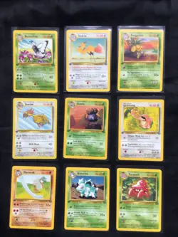 Pokemon Cards: 1st Edition Jungle 31 Card Non-Holo Lot - Image 1