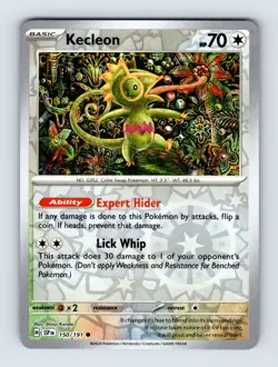 Kecleon SV08: Surging Sparks Common Reverse Holo 150/191 NM/LP Pokemon Cards - Image 1