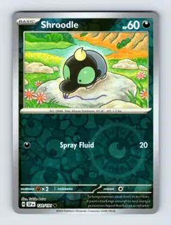 Shroodle SV08: Surging Sparks Common Reverse Holo 120/191 NM/LP Pokemon Cards - Image 1