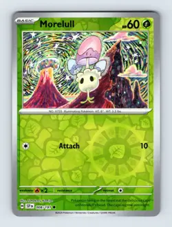 Morelull SV08: Surging Sparks Common Reverse Holo 008/191 Pokemon Cards - Image 1