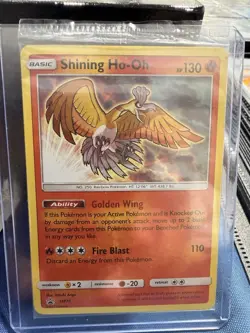 Pokemon TCG Shining Ho-Oh SM70 Black Star Promo Card Sealed NM/M - Image 1
