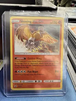 Pokemon TCG Shining Ho-Oh SM70 Black Star Promo Card Sealed NM/M - Image 3
