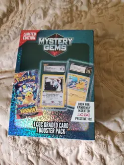 Pokemon TCG: Limited Edition Mystery Gems (1 Graded Card, 1 Booster Pack) - Image 3