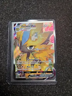 Pokemon TCG Card Zeraora VMAX GG42/GG70 Crown Zenith Galarian Gallery - NM - Image 1