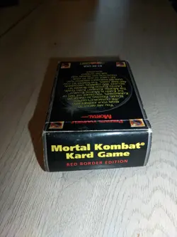 1992 Mortal Kombat Kard Game 60 Card Red Border Starter Set W/ Instructions - Image 2