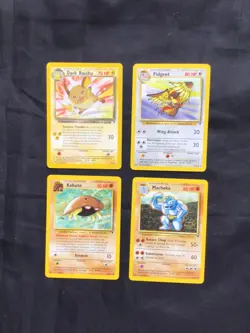 Pokemon Cards: Legendary Collection 4 Card Non-Holo Lot - Image 1