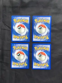 Pokemon Cards: Legendary Collection 4 Card Non-Holo Lot - Image 2