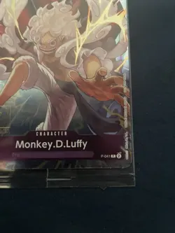 Monkey.D.Luffy P-041 WINNER PROMO 1st Anniversary ONE PIECE Card Game SEALED - Image 4