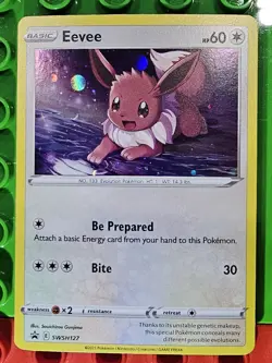 Eevee SWSH127 SWSH: Pokemon Sword & Shield Promo Cards NM Pokemon TCG - Image 1