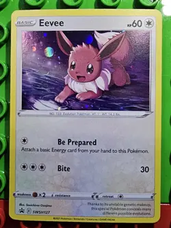 Eevee SWSH127 SWSH: Pokemon Sword & Shield Promo Cards NM Pokemon TCG - Image 3