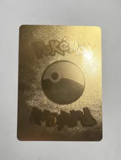 Steelix Vmax Metal Armor Gold Foil Fan Art Display Card Hp1150 - Image 2