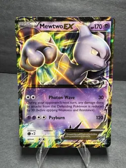 Pokemon TCG Mewtwo EX XY183 Black Star Promo 2016 XY Promo Card - Image 1