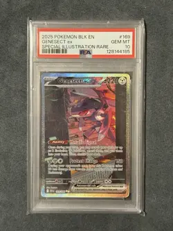 Genesect EX Black Bolt Holo Card 169/086 SIR PSA 10 POKEMON CARD - Image 1
