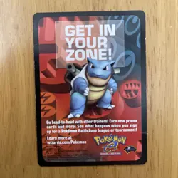 Get in Your Zone! Pokemon 4Ever 2002 Pokemon Gameboy Advance eReader Insert Card - Image 1