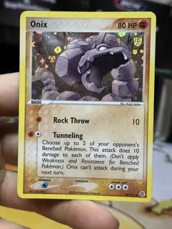 Onix 42/112 EX FireRed LeafGreen 2004 FRLG Reverse Holo Pokemon Card TCG - Image 3
