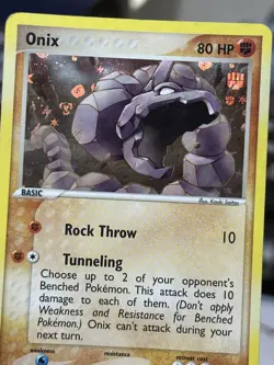 Onix 42/112 EX FireRed LeafGreen 2004 FRLG Reverse Holo Pokemon Card TCG - Image 5