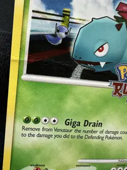 Venusaur 1/16 Pokemon Rumble Pokemon Card Holo Foil Rare Damaged - Image 2