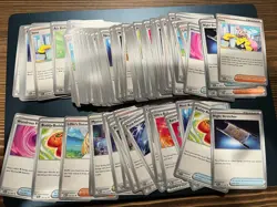 Pokemon TCG Playable Trainer 119 Card Lot Iono Night stretcher Buddy Arven Nest - Image 1