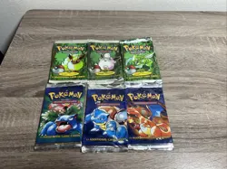 Pokemon Base And Jungle Set Booster Packs Opened Pack Art Set Only No Cards - Image 2