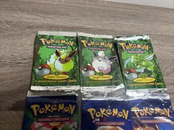 Pokemon Base And Jungle Set Booster Packs Opened Pack Art Set Only No Cards - Image 4