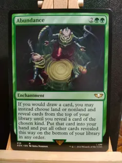 Abundance - Warhammer 40,000 (40k) - Rare - NM (see pics) MTG - Image 1