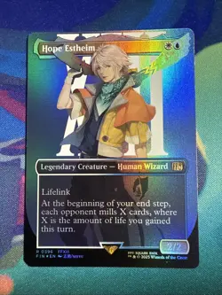 Magic the Gathering: Hope Estheim (Borderless) Final Fantasy Foil NM - Image 1